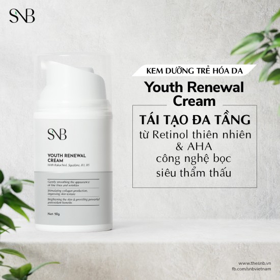 Kem Dưỡng Trẻ Hóa Da SNB YOUTH RENEWAL CREAM 50g