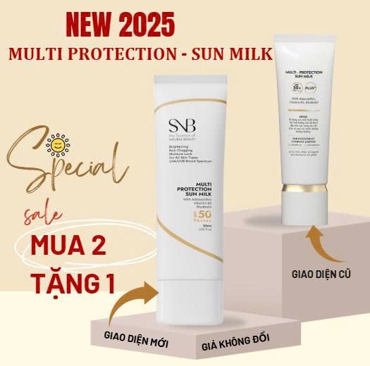 Sữa Chống Nắng SNB Nâng Tone Kiềm Dầu Dành Cho Da Dầu Duy Trì Độ Ẩm